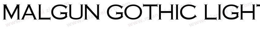 Malgun Gothic light字体转换